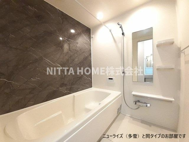 豊岡市伏のアパートの浴室|【完成イメージ】１坪以上の大きなお風呂も魅力的◎