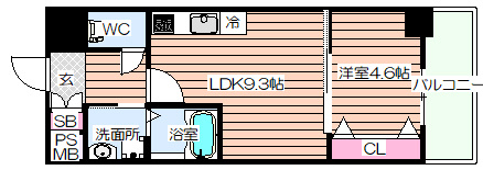 【間取り】 | セノアタワー新大阪