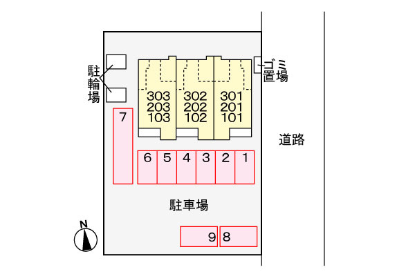 アムールの区画図