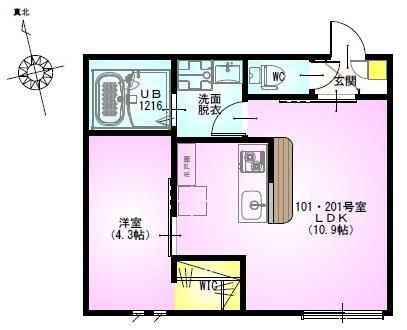 ＲＥＧＡＬＥＳＴ　片倉町の間取り