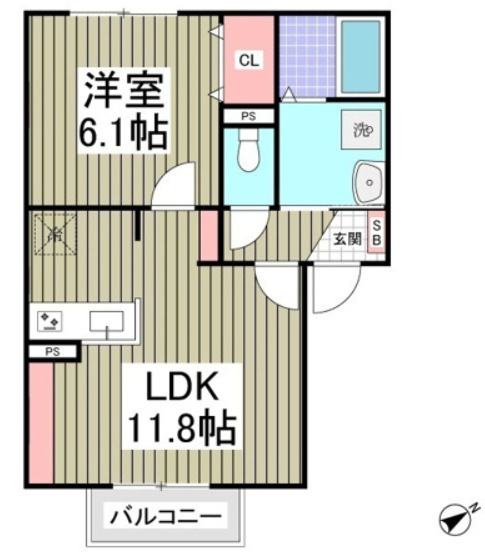 MQuarto久喜の間取り