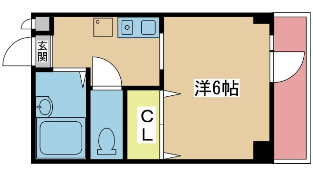 セリバテール伊丹の間取り