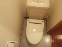 トイレもきれいです