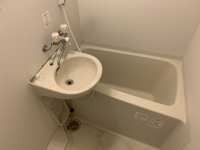 コンパクトで使いやすいお風呂です
