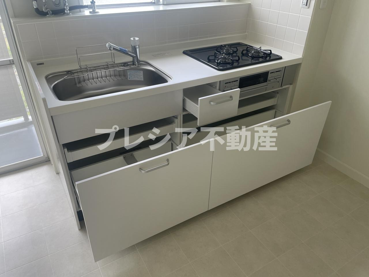 松が丘住宅16号棟のキッチン