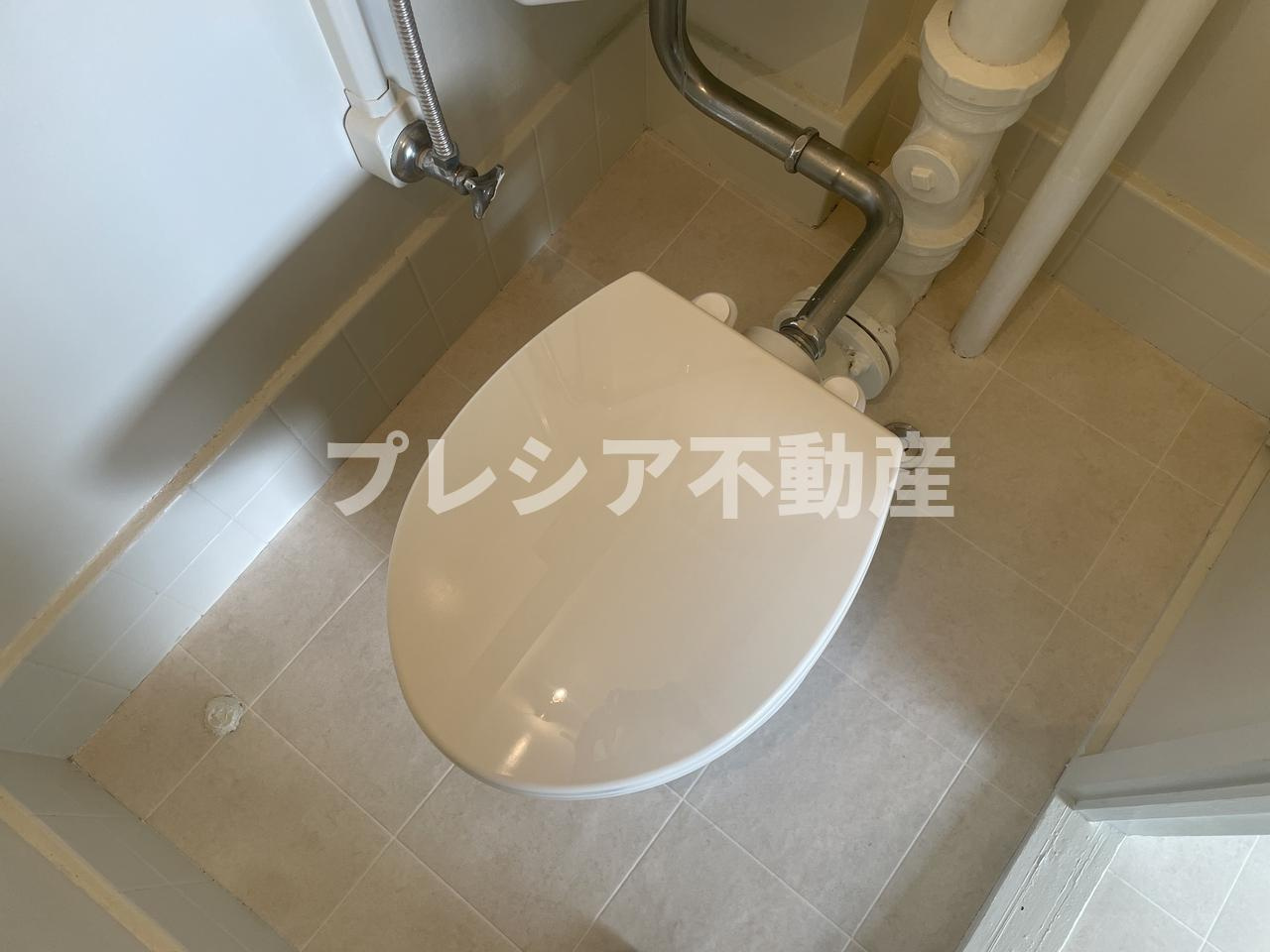松が丘住宅16号棟のトイレ