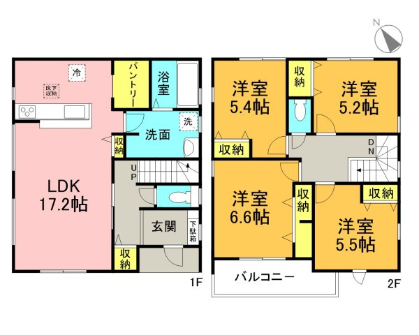 4LDK＋WIC＋パントリー