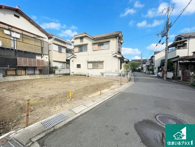 京都市西京区樫原五反田　第1期　売土地の前面道路含む現地写真|周辺は落ち着いた街並みの住宅地！子育てがしやすい住環境です！