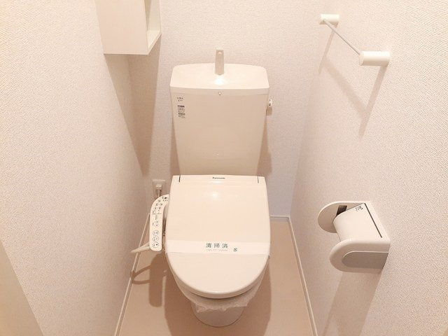 トイレもきれいです