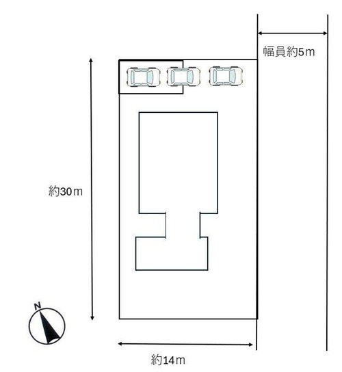 西岐波リフォーム済み物件の区画図