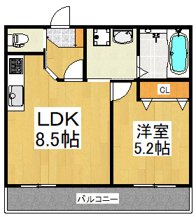 醍醐マンションの間取り