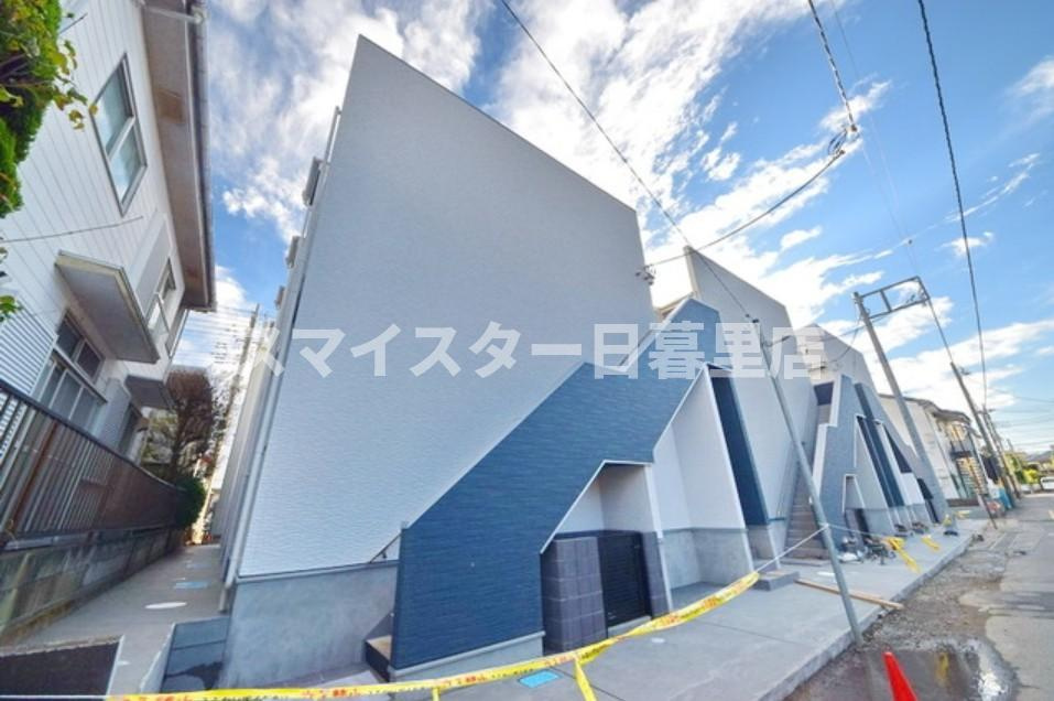柏市豊四季のアパートの外観