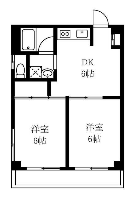 エスペランス金子の間取り|間取りです。