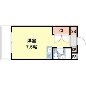 吹田市広芝町の店舗事務所の間取り