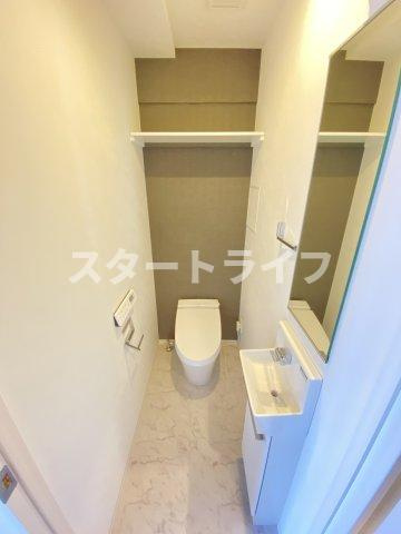 大阪市淀川区宮原５丁目の賃貸マンションのトイレ