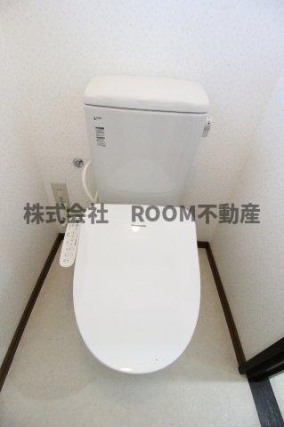 パープルタウンのトイレ|落ち着いたトイレです