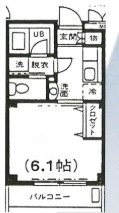 ヴィラローディアⅠの間取り|間取りです。