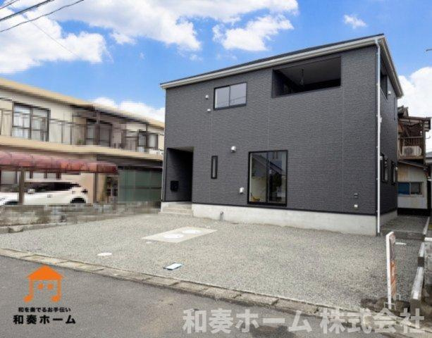 クレイドルガーデン藍住町住吉第1の前面道路含む現地写真