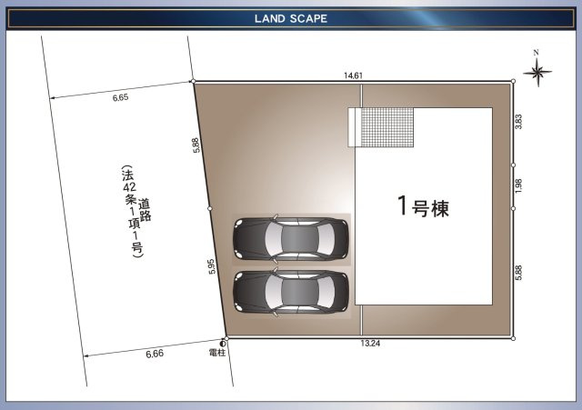 クレイドルガーデン藍住町住吉第1の区画図