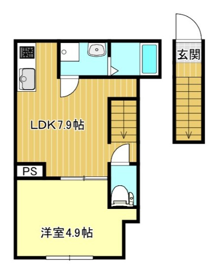 リベルテ村上の間取り