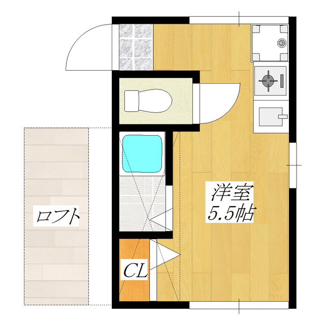 サンク王子神谷の間取り|３面採光のお部屋です☆