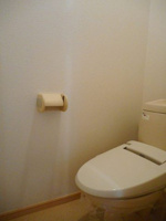 ゆったりとした空間のトイレです