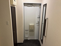 落ち着いた玄関です