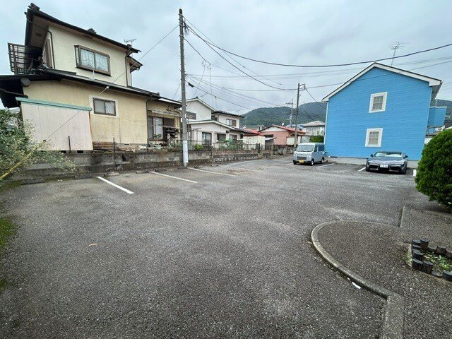 駐車場に車を止められます