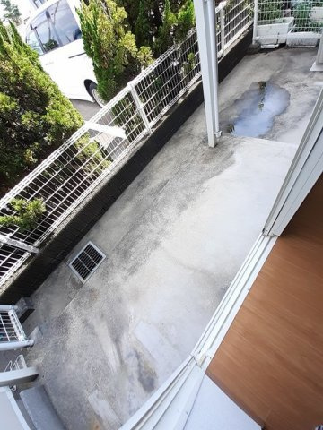 サニーハイツ今津の庭|お庭でゆったりと過ごせます