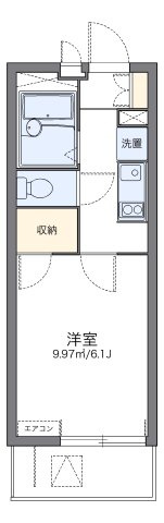 レオパレス横浜堀ノ内の間取り