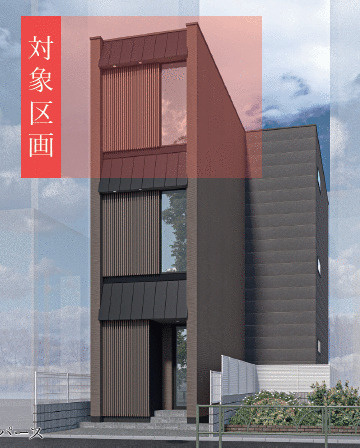 ＭＡＲＥ千駄木駅前ビル－ＭＯＫＵ－の外観パース