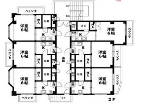 高辻ローズハイツの間取り