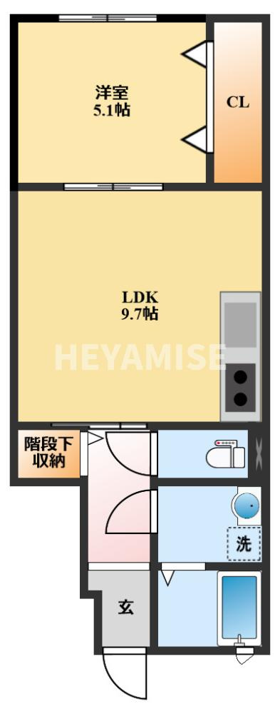 エイミーテンの間取り