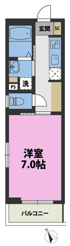 ベルヴィの間取り