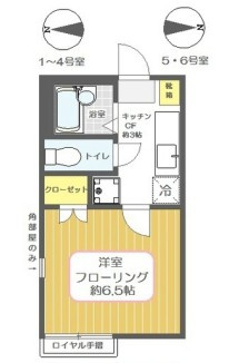 ルミナス田尻の間取り