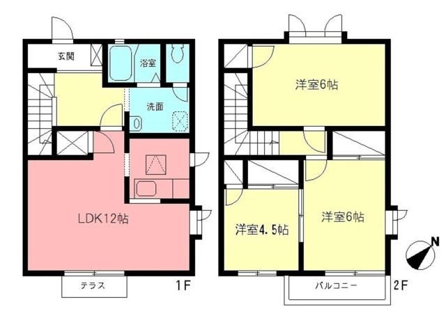 【間取り】 | シャトー上星 | 別号室参考