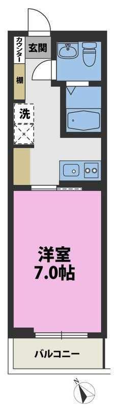 ベルヴィの間取り
