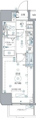 クレヴィスタ西巣鴨の間取り