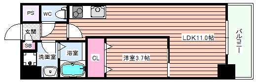 【間取り】 | エクレレメディコ天六