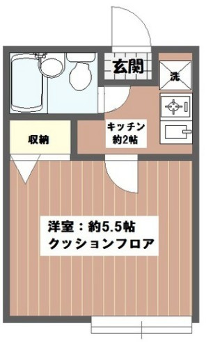 サンハイム鎌ヶ谷Ｂ棟の間取り
