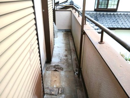 東松山市美土里町　中古戸建のバルコニー