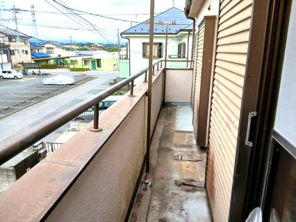 東松山市美土里町　中古戸建のバルコニー