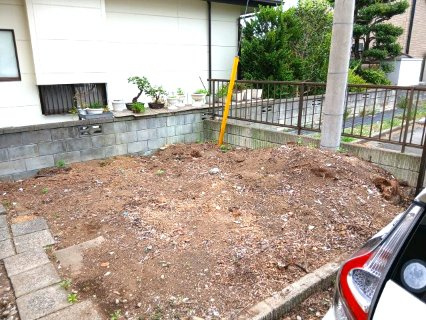 東松山市美土里町　中古戸建の庭