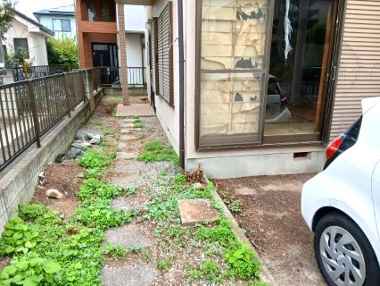 東松山市美土里町　中古戸建の庭|敷地内