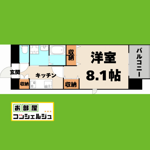 パルティール神宮南の間取り