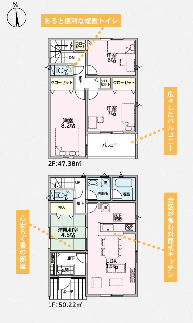CRADLE GARDEN 太田市新田大根町第2　新築住宅2号棟のその他