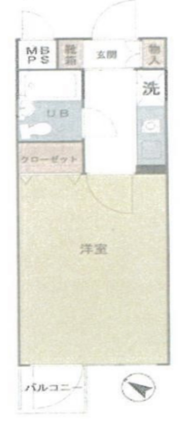 ライオンズマンション平和台第5の間取り
