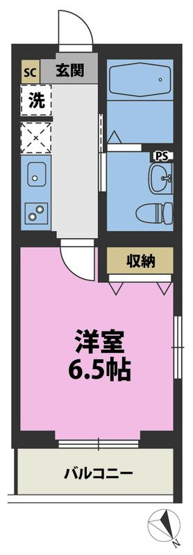 ベルヴィの間取り
