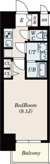 S-RESIDENCE名駅Westの間取り