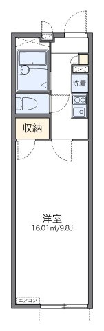 レオパレスメイデンの間取り